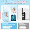 Video Walkie Talkies for Kids - 2 Pack Rechargeable Kids Video Walkie Talkies with Voice Changer & Sticker Effect, Long Range Toys Indoor Outdoor, Birthday Gift for Boys Girls Ages 3-12 (Blue & Pink) view 2