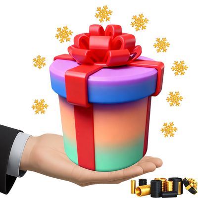 2026 Annoying Nested Screw Gift Box  Funny Prank Box for Cash or Small Gifts, Gag Gift for Friends and Family (2,H)