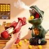 Chompshot Dinosaur, Dinosaur Shooting Blaster Toys, Movable Target Game with 2 Air Pump Launchers, LCD Score Record, Sound & 48 Foam Balls, Interactive Competition (Blaster *1) view 1
