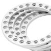 4pcs Wheel Outer Beadlock Ring, Aluminum Alloy Beadlock Wheel Ring, CNC Processed Outer Ring Rim for 1.9inch VP Wheel Hub, RC Accessory with 96 Screws, Improve Stability and (Silver) view 2
