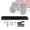Aluminium Alloy RC Rear Bumper Guard, Upgrade Parts for RGT 1/10 Truck Overland Rock Cruiser EX86100, Lightweight Durable RC Accessory with Drag Hook and U Shape Hooks, Perfect (Black B-R86026S) view 3