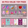 120 Pack Valentines Day Gifts for Kids, Valentines Cards with Pop Bubbles Bulk, Fidget Valentine for Girls Boys Toddler, Class Classroom Exchange Gifts, Fidget Toys Party Favors view 3