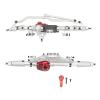 1/10 Front Rear Axle Replacement Parts for Wraith RR10 90048, Aluminum Alloy RC Car Axle Upgrade, Heavy Duty Steel Internal Structure with Large Ground Clearance, Enhanced view 1