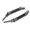 Drfeify RC Rear Drive Shaft, CVD Steel Rear Drive Shaft Assembly Upgrade Parts for 4x4 4wd 1/10 RC Car (Black) view 1