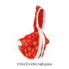 Christmas Goose Outfit for 23" Statue Creative Costume Lawn Porch Goose Clothes Red Holiday Decor view 4