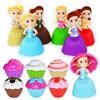 Stylebest Cupcake Doll Play House, Transformable Princess Toy Cake with Scented Dolls for Kids, Strawberry Grape Caramel, Random 12 Styles (Colorful) view 2