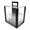 AlluraPet Acrylic Chip Case Storage Box with 40mm Trays - Portable Carry Case Chip Holder for Poker Chips, Club Party, Commercial Game Night view 1