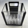 AlluraPet Acrylic Chip Case Storage Box with 40mm Trays - Portable Carry Case Chip Holder for Poker Chips, Club Party, Commercial Game Night view 3