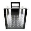 AlluraPet Acrylic Chip Case Storage Box with 40mm Trays - Portable Carry Case Chip Holder for Poker Chips, Club Party, Commercial Game Night view 4