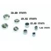 kowaku 15x Metal Vent Holes Accessories Model Action Figure Toy Lightweight High Performance Hobby DIY Replacement Building Parts, 1.6MM view 2