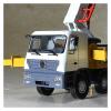 1:35 for Hb62v Large Concrete Engineering Transport Vehicle Trap Head Mixer Model Hobby Display view 3