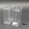 50 Pieces 1/64 Model Car Display Case Clear PET Dustproof Storage Box for Collectibles Action Figures Jewelry view 4