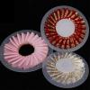 3Pcs Badge Button Ornament Ribbon Flower Making Tool Rosette Maker Ribbon Rosette Brooch view 2
