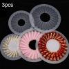 3Pcs Badge Button Ornament Ribbon Flower Making Tool Rosette Maker Ribbon Rosette Brooch view 4