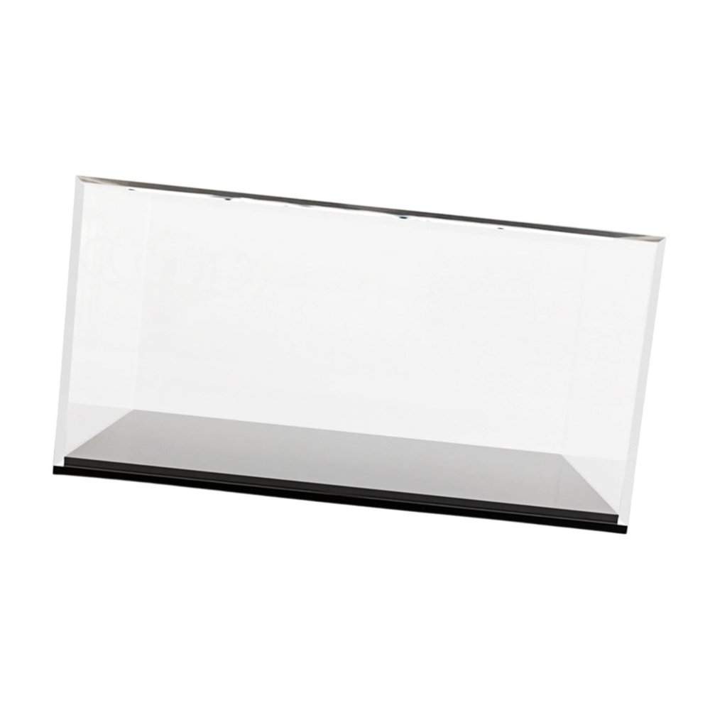 1:24 Scale Acrylic Display Case with Black Base for Model Cars - Dustproof Stackable Storage Box 9.84x5.12x3.94inch