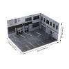 1/64 Scale Model Car Display Case Diorama for Toy Cars Desktop Decor Scene Layout Vehicle Model Display Stand Parking Scenery view 3