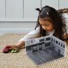 1/64 Scale Model Car Display Case Diorama for Toy Cars Desktop Decor Scene Layout Vehicle Model Display Stand Parking Scenery view 4