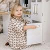 GOWE Qaba Large Play Kitchen with Full Set of Appliances for a Modern Day Pretend Kitchen, Tons of Storage, Corner Play Kitchen Set with Sound Effect, Educational Pretend Role Playset Game view 2