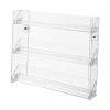 AlluraPet Clear Figure Display Stand 3 Tier Shelf, Multifunctional Storage Organizer for Perfume, Hobby Figurines, Collectibles view 1