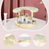 AlluraPet Wooden Display Stand 3 Tier Detachable Riser for Action Figures Mini Dolls Cupcake Dessert Perfume Storage 7.87x3.66 inch view 3