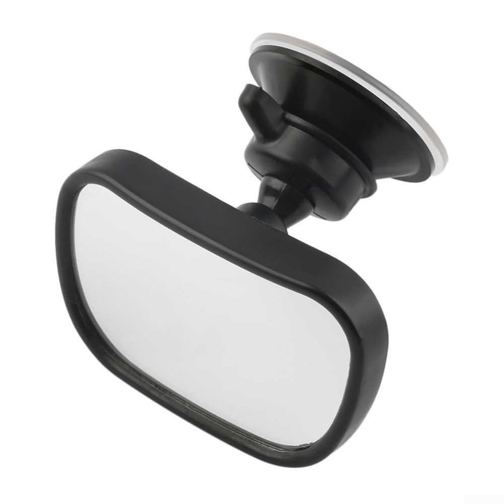 Extra Large Baby View Mirror for Car Adjustable Suction Cup and Clip Holder for Safe Infant Monitoring