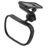 Extra Large Baby View Mirror for Car Adjustable Suction Cup and Clip Holder for Safe Infant Monitoring view 4