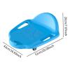 blloocod Portable Floor Scooter Board for Kids Indoor Outdoor Sensory Training Equipment Blue with Handles and Leash view 3