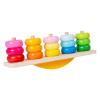 blloocod Kids Five Pillar Toy, Wooden Stacking Building Blocks, Educational Developmental Toy for Fine Motor Skills, Party Favors view 3