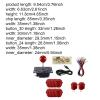 Arcade Games DIY Parts Joystick Components Replacement Modification Supplies, Arcade Rod with Buttons Board, Red - Complete 1 Player Kit with USB Cable view 3