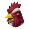 blloocod Red Chicken Head Prop Latex Animal Bird Costume for Role Play Stage Shows Photography Halloween view 4
