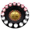 blloocod Russian Roulette Drinking Game Set with 16 Shot Glasses and Turntable, Suitable for Adult Parties, Gatherings view 1