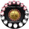 blloocod Russian Roulette Drinking Game Set with 16 Shot Glasses and Turntable, Suitable for Adult Parties, Gatherings view 2