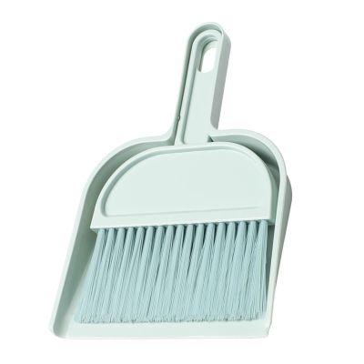 ANGGREK Mini Desktop Broom and Dustpan Set, Soft Brush with Plastic Dustpan for Tabletop Bed Windowsill Kids Safe