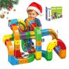 Track Fusion, Trackfusion Train - Electric Train Set, 3D Train Routes with Mix-and-Match STEM Cubes, DIY Magic Track Cube with Rechargeable Car for Interactive Fun Play and Gifts (123Pcs) view 1