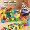 Track Fusion, Trackfusion Train - Electric Train Set, 3D Train Routes with Mix-and-Match STEM Cubes, DIY Magic Track Cube with Rechargeable Car for Interactive Fun Play and Gifts (123Pcs) view 2
