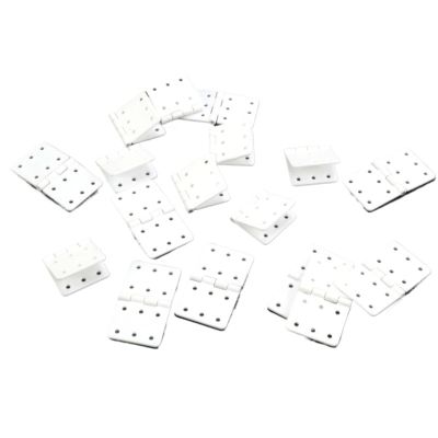 20 Pieces 3 Sizes Nylon Hinge for RC Airplane Wing Connection Aircraft Model DIY Parts KT Su27 Fixed Wing distintivo(20PCS 16x29mm)