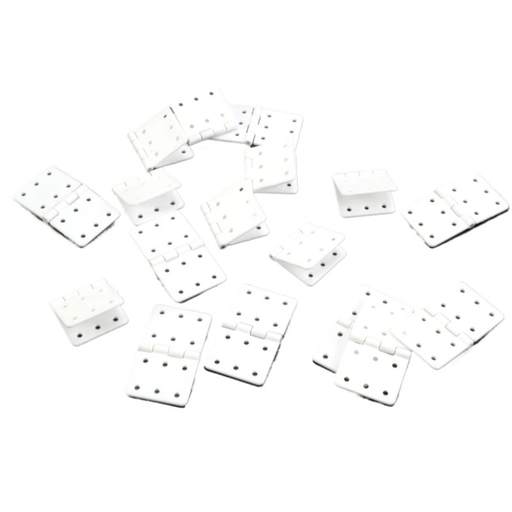 20 Pieces 3 Sizes Nylon Hinge for RC Airplane Wing Connection Aircraft Model DIY Parts KT Su27 Fixed Wing distintivo(20PCS 16x29mm)