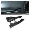 2PCS Real Carbon Fiber Rear Bumper Splitter Spoiler Lip Flaps Panel Side Skirt Compatible for BMW 2-Series M2 M2C F87 2016-2019 17 18 view 2