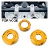 ZGHQHCDRH Compatible with VOGE DS900X DS625X DS525X DS800X Rally 900 625 DSX Motorcycle Accessories Shock-Absorbing Cap Three-Star Column Trim Cover(Titanium-C (3pcs)) view 2