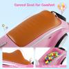 Costzon Toddler Ride On Toy, Classic Foot to Floor Sliding Car w/Steering Wheel, Horn, Headlights & Under Seat Storage, Kids Push Ride-Ons, Retro Baby Ride On Toys for Boys Girls 19-36 Months (Pink) view 3