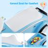 Costzon Toddler Ride On Toy, Classic Foot to Floor Sliding Car w/Steering Wheel, Horn, Headlights & Under Seat Storage, Kids Push Ride-Ons, Retro Baby Ride On Toys for Boys Girls 19-36 Months (Blue) view 3