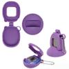 Compatible Hard Shell Case with Display Stand Snug Fit for Tamagotchi Connection, Premium PLA Material, Portable Protective Set(Purple) view 1
