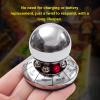 Aqur2020 Decision Maker Ball, Fate Teller Magic Orb Rotating Metal Stress Relief Toy with Sturdy Base for Home Office Social Gatherings view 4