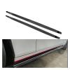 F20 Side Skirts Carbon Fiber Look Side Extension Lip Spoiler Compatible for BMW 1 Series F20 Hatchback 2012-2020 Gloss Black PP(ABS Black) view 2