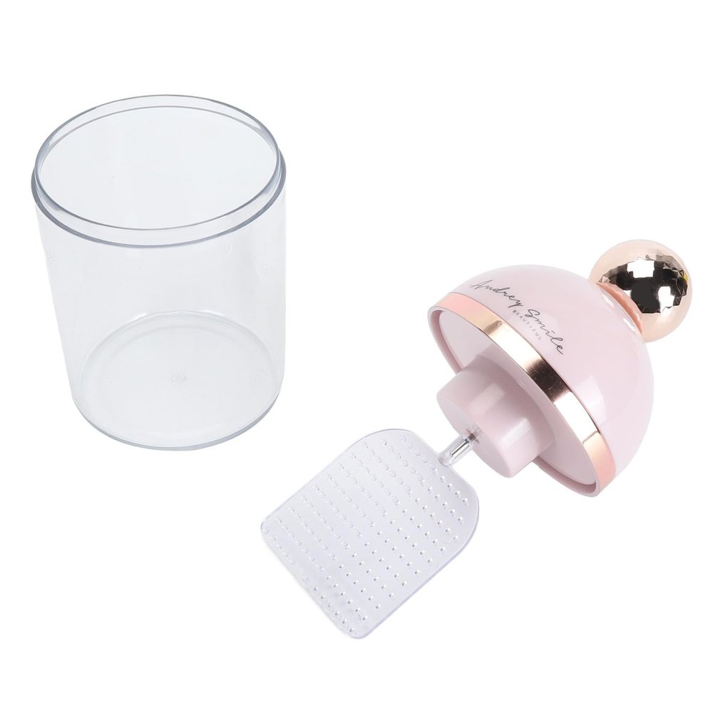 Aqur2020 Portable Electric Facial Bubble Maker, 500ml, Rechargeable, Motion Sensor LED Light, IPX7 Waterproof, Pink, for Bathroom and Kitchen