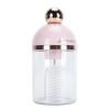Aqur2020 Portable Electric Facial Bubble Maker, 500ml, Rechargeable, Motion Sensor LED Light, IPX7 Waterproof, Pink, for Bathroom and Kitchen view 3