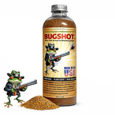 BugShot - Non-Salt Bug Ammo  Made in USA - No Jamming, Instant Refill, No Residue - Compatible with Salt Guns.