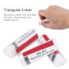 32Pcs Eraser Triangular 4B Student Cartoon Office Exam Sketch Writing Eraser White Small Convenient Easy Carry Strong Erasing Ability Soft Flexible Texture Non Safe for Students view 3