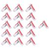 32Pcs Eraser Triangular 4B Student Cartoon Office Exam Sketch Writing Eraser White Small Convenient Easy Carry Strong Erasing Ability Soft Flexible Texture Non Safe for Students view 4