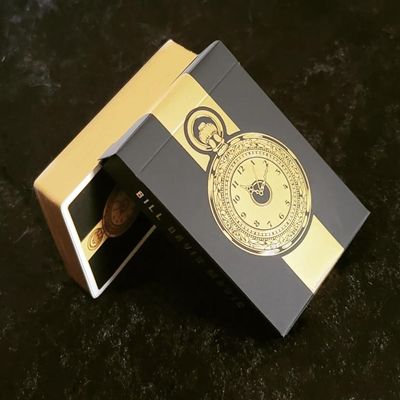 11th Hour Gold (Gilded) Playing Cards by Emily Sleights, Limited Edition, Marked Backs, Classic Bicycle Stock with Air Cushion Finish, Gold